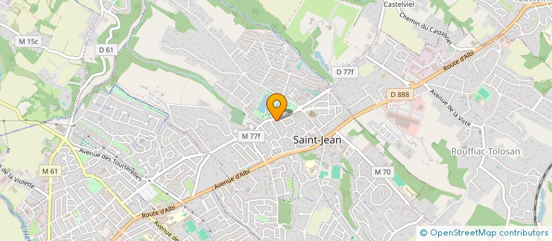 localisation de l'entreprise HOLDING DGM à SAINT-JEAN