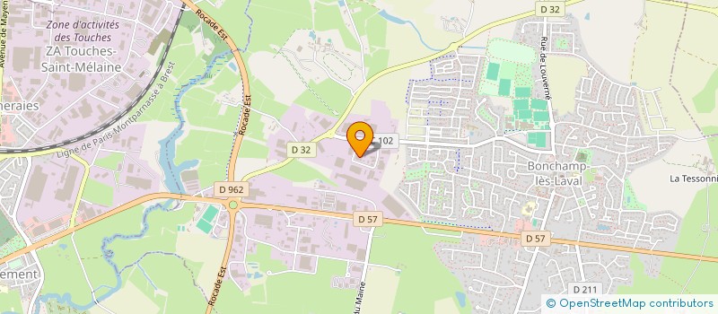 localisation de l'entreprise HOLDING DGUYON à BONCHAMP-LES-LAVAL