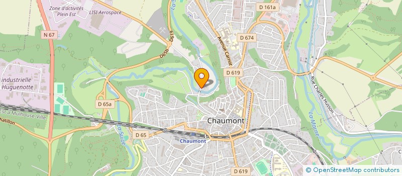 localisation de l'entreprise HOLDING DH à CHAUMONT