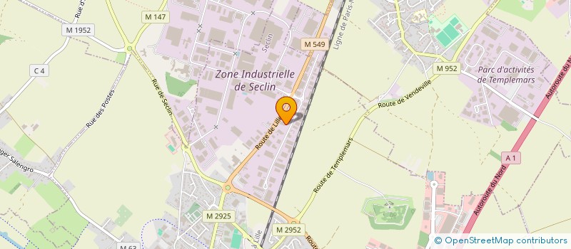 localisation de l'entreprise HOLDING DI à SECLIN