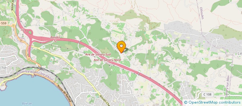 localisation de l'entreprise HOLDING DIDOU  SANARY-SUR-MER