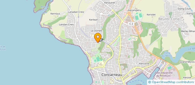 localisation de l'entreprise HOLDING DIELIE à CONCARNEAU