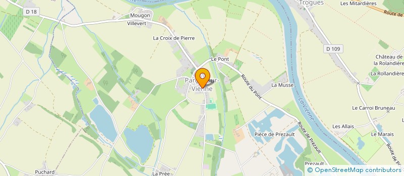 localisation de l'entreprise HOLDING DIEN  PARCAY-SUR-VIENNE