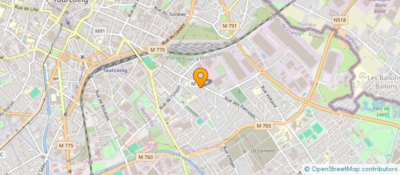 localisation de l'entreprise HOLDING DILEMFU à WATTRELOS