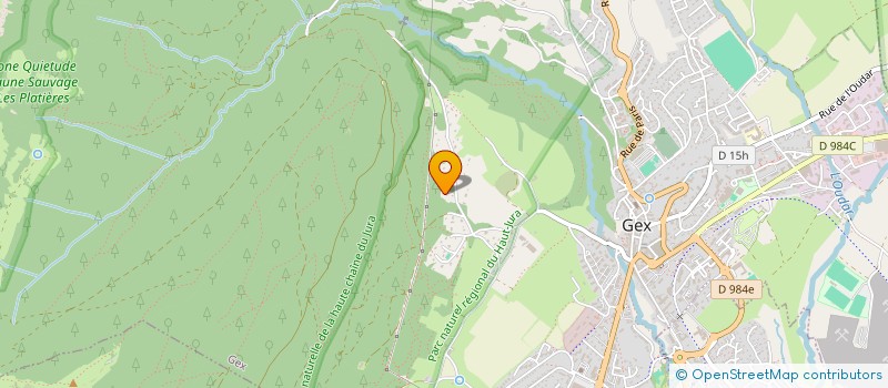 localisation de l'entreprise HOLDING DING DONG  GEX