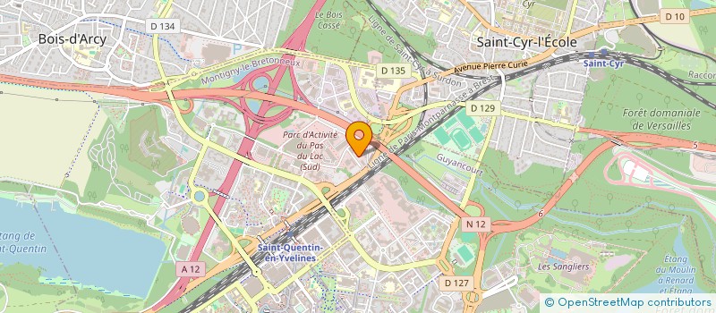 localisation de l'entreprise HOLDING DISTRIBUTION  CARRIERES-SUR-SEINE