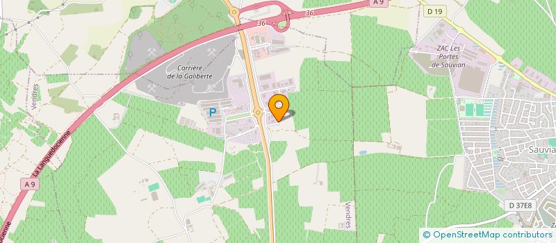 localisation de l'entreprise HOLDING DJ FINANCES  LESPIGNAN