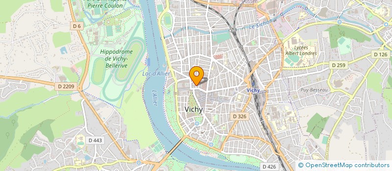 localisation de l'entreprise HOLDING DJEROUMES à VICHY