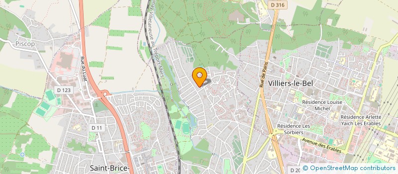 localisation de l'entreprise HOLDING DK  SARCELLES