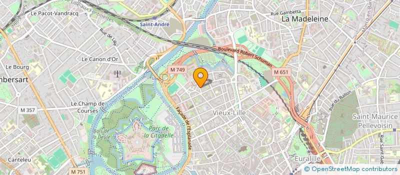 localisation de l'entreprise HOLDING DKR  LILLE