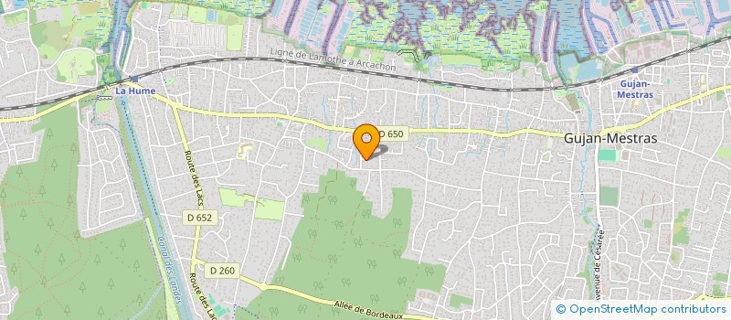 localisation de l'entreprise HOLDING DLGB  GUJAN-MESTRAS