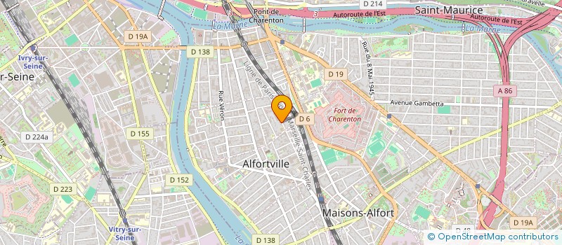 localisation de l'entreprise HOLDING DLL à ALFORTVILLE