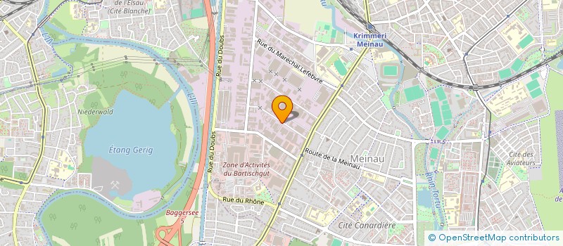 localisation de l'entreprise HOLDING DME  STRASBOURG