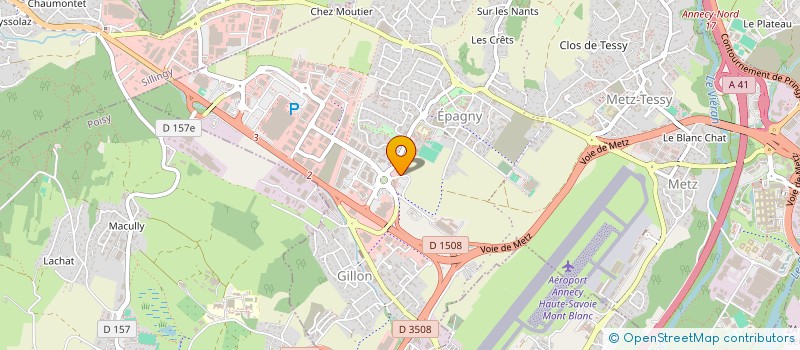 localisation de l'entreprise HOLDING DMS à EPAGNY METZ-TESSY