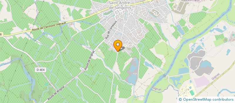 localisation de l'entreprise HOLDING DOCTEUR CHEHAB M  SAINT-ANDRE-DE-SANGONIS