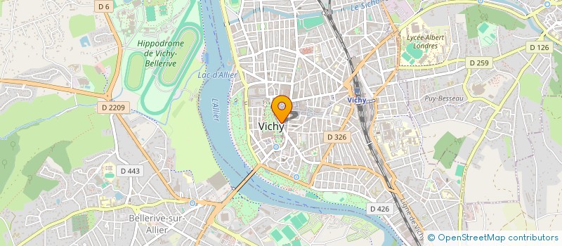 localisation de l'entreprise HOLDING DOLMAZON à VICHY