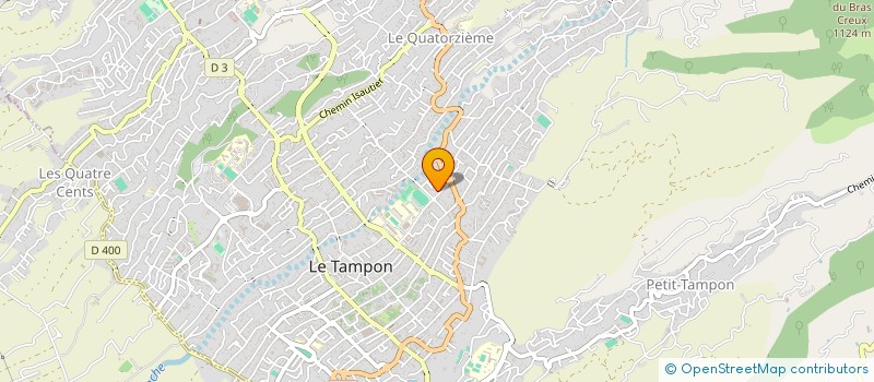 localisation de l'entreprise HOLDING DOLOMIEU  LE TAMPON