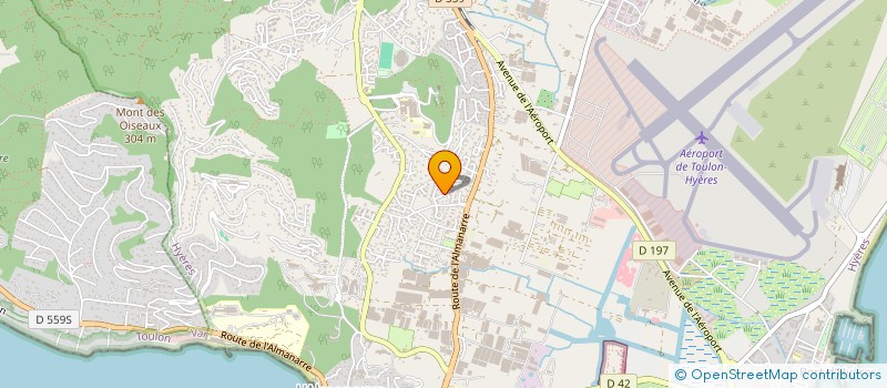 localisation de l'entreprise HOLDING DOMAIN ET FILS à HYERES