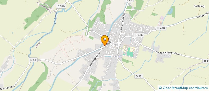 localisation de l'entreprise HOLDING DONG à LHERM
