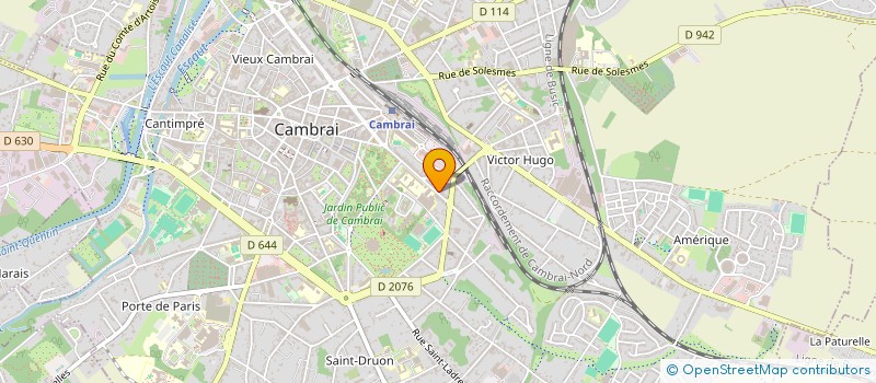 localisation de l'entreprise HOLDING DONG LAVALARD  CAMBRAI