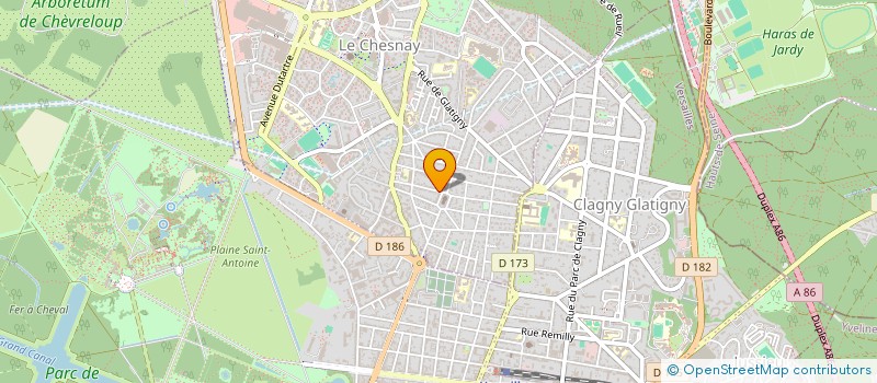 localisation de l'entreprise HOLDING DORIAN  LE CHESNAY-ROCQUENCOURT