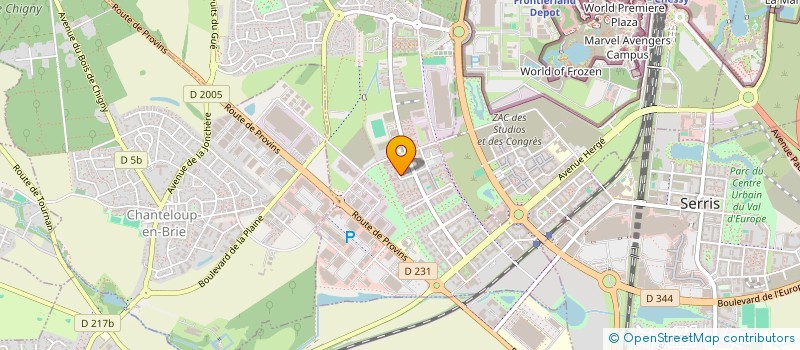 localisation de l'entreprise HOLDING DOUAMBA  MONTEVRAIN