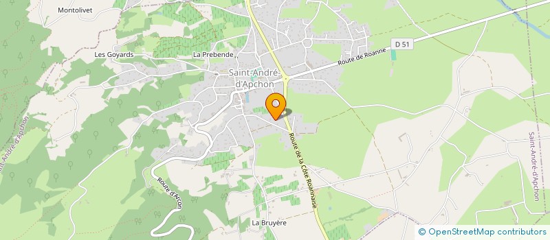 localisation de l'entreprise HOLDING DP  SAINT-ANDRE-D'APCHON