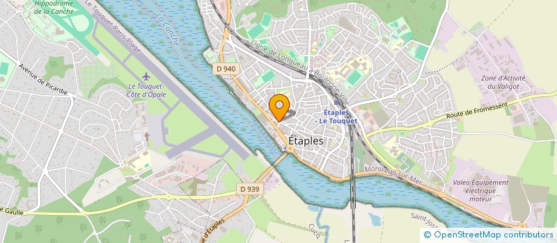 localisation de l'entreprise HOLDING DR  ETAPLES