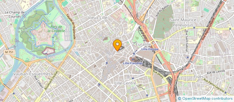 localisation de l'entreprise HOLDING DRACIR à LILLE