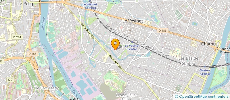 localisation de l'entreprise HOLDING DREAM ENERGY à LE VESINET