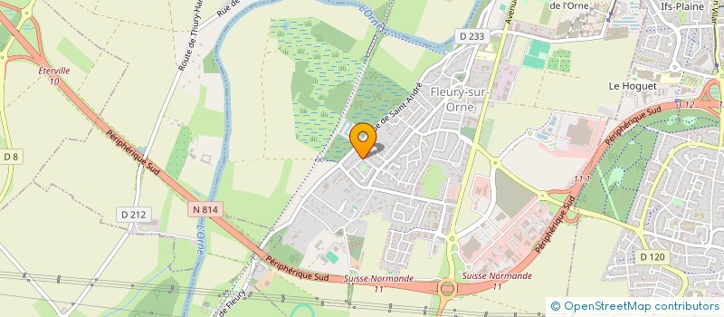 localisation de l'entreprise HOLDING DRG  FLEURY-SUR-ORNE