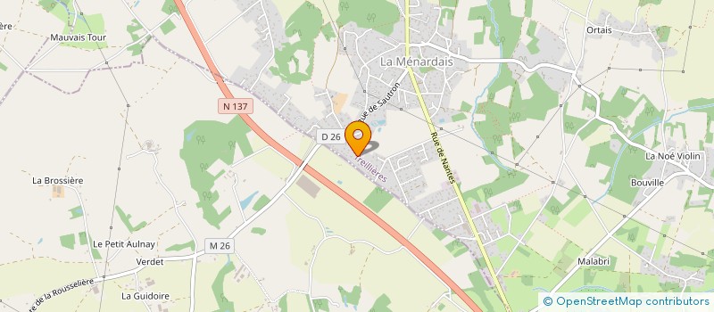 localisation de l'entreprise HOLDING DROUET à TREILLIERES
