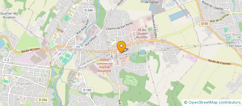 localisation de l'entreprise HOLDING DS à TIGNIEU-JAMEYZIEU