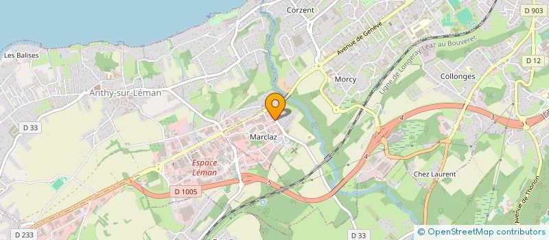 localisation de l'entreprise HOLDING DS à THONON-LES-BAINS