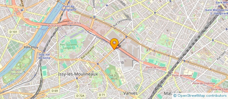 localisation de l'entreprise HOLDING DS à ISSY-LES-MOULINEAUX