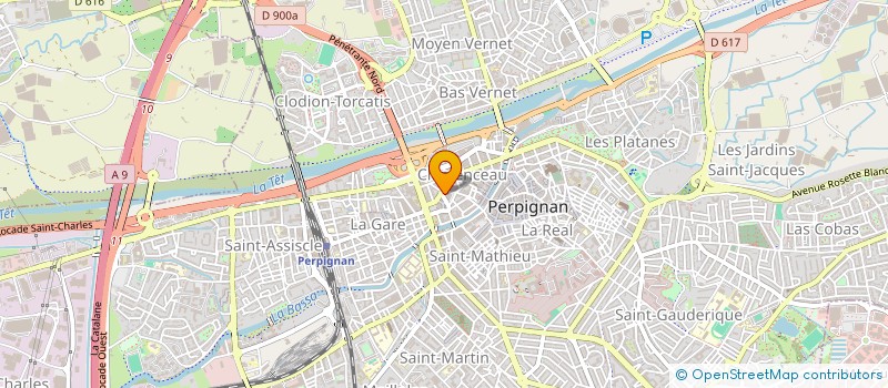 localisation de l'entreprise HOLDING DSF FRANCE  PERPIGNAN