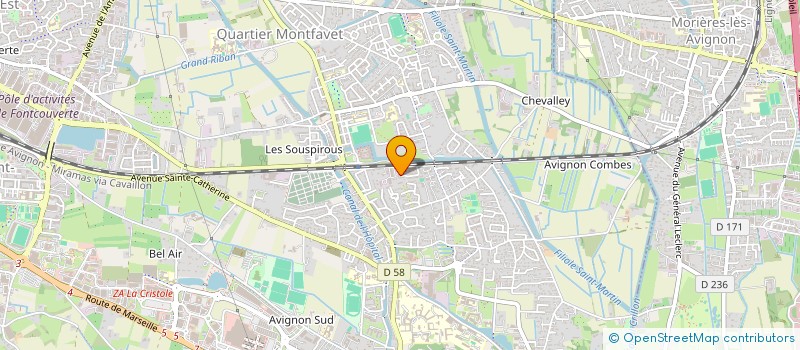 localisation de l'entreprise HOLDING DSI  AVIGNON