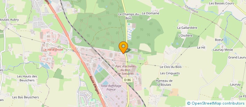 localisation de l'entreprise HOLDING DU BOIS DE SOEUVRES  VERN-SUR-SEICHE