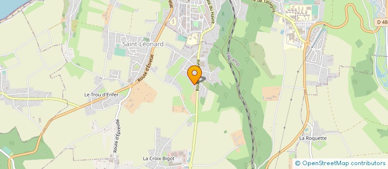 localisation de l'entreprise HOLDING DU CHESNAY à SAINT-LEONARD