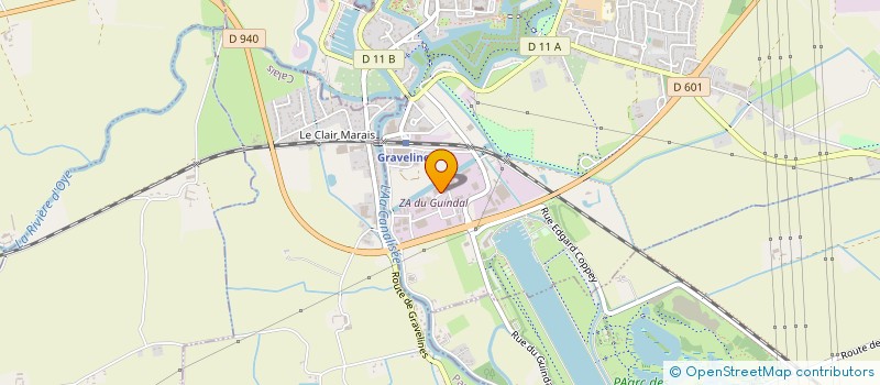 localisation de l'entreprise HOLDING DU GUINGAL à GRAVELINES
