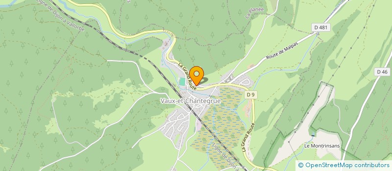 localisation de l'entreprise HOLDING DU LAVERON  VAUX-ET-CHANTEGRUE