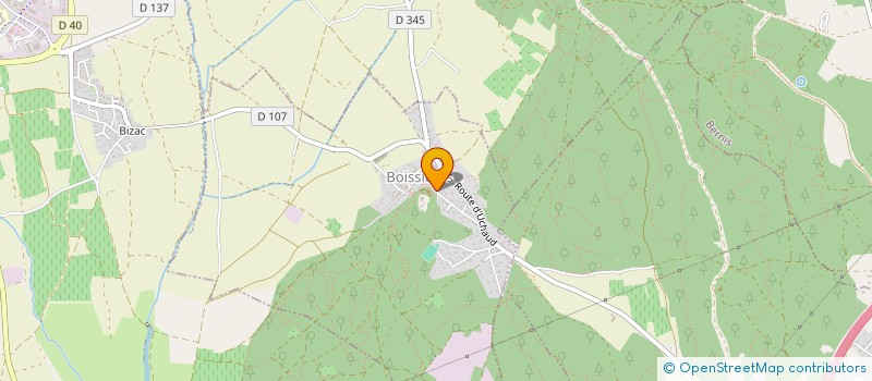 localisation de l'entreprise HOLDING DU MEZENC  BOISSIERES