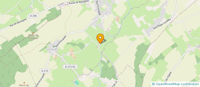 localisation de l'entreprise HOLDING DU MOULIN  SURQUES