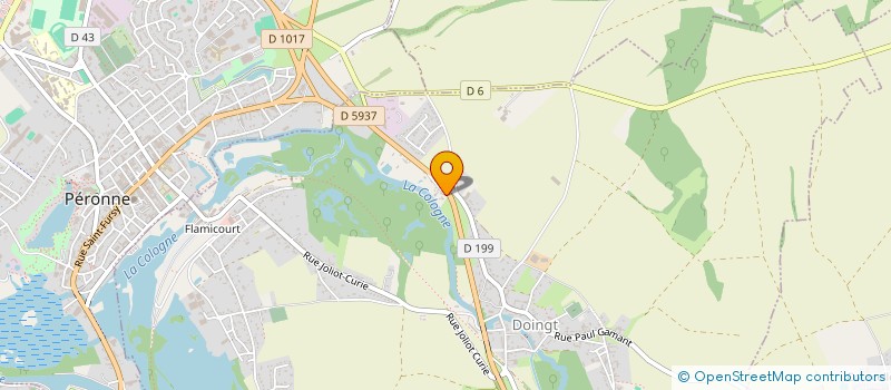 localisation de l'entreprise HOLDING DU PLAT MARAIS  DOINGT