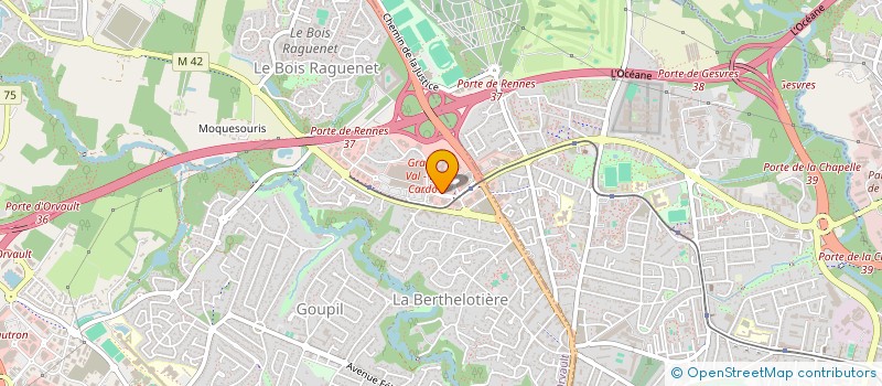 localisation de l'entreprise HOLDING DU PRINTEMPS  ORVAULT