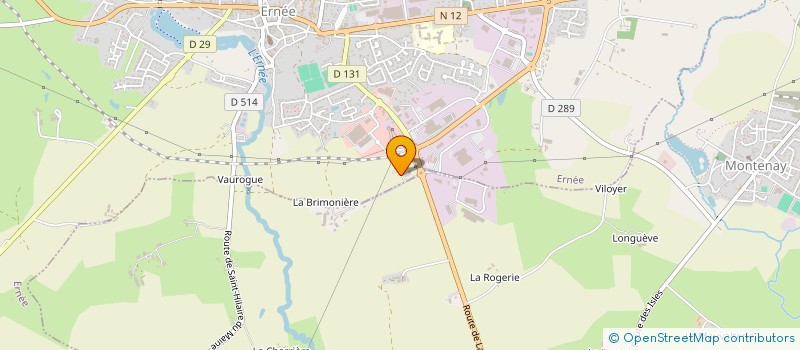 localisation de l'entreprise HOLDING DU SUD  ERNEE