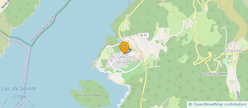localisation de l'entreprise HOLDING DU VERDON à LES SALLES-SUR-VERDON