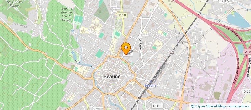 localisation de l'entreprise HOLDING DU VERT PAYS DES EAUX VIVES à BEAUNE