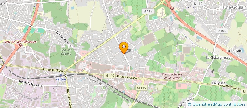 localisation de l'entreprise HOLDING DUBOC  THOUARE-SUR-LOIRE