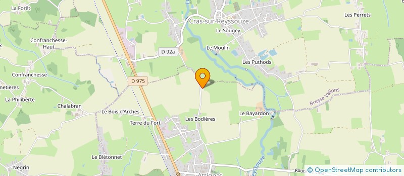 localisation de l'entreprise HOLDING DUBOIS ALEXANDRE  ATTIGNAT